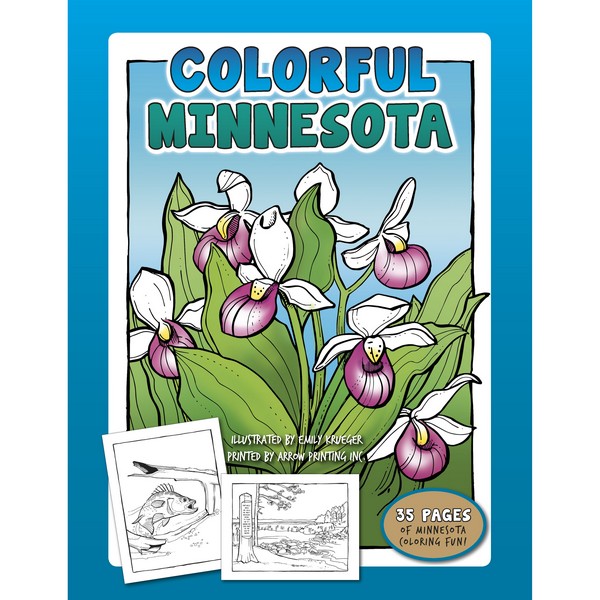 Colorful Minnesota Coloring Book