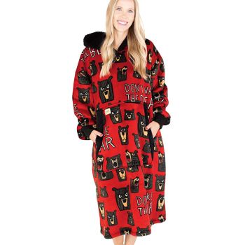 Don't Wake The Bear Blanket Hoodie