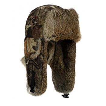 Saddlecloth Bomber Mossy Oak Infinity with Brown Fur