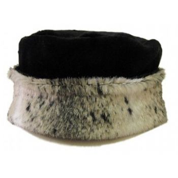 Faux Animal Hat with Cuff