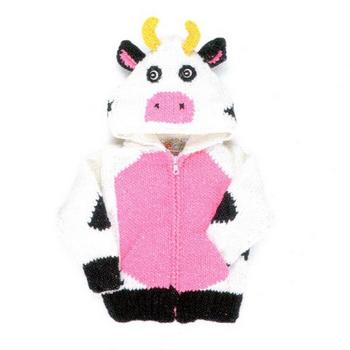 Cow Kid's Animal Sweater