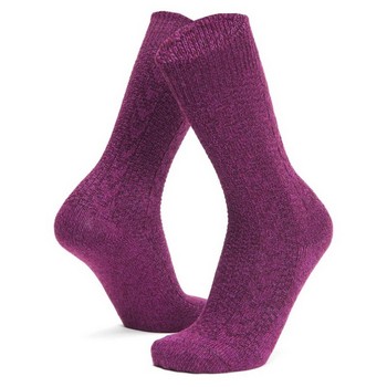 Cable Curl Lightweight Crew Sock