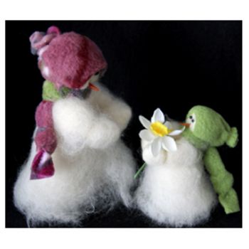 Flowers For You - Wooly® Primitive Snowman