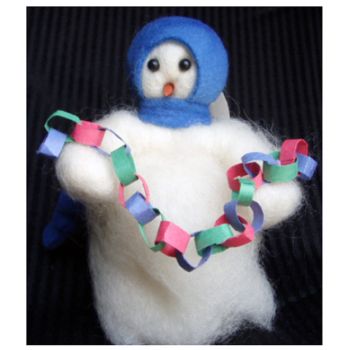 Counting Down - Wooly® Primitive Snowman