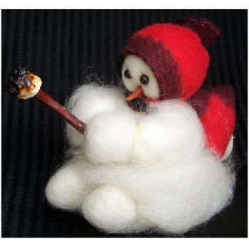 Baby Roughing It - Wooly® Primitive Snowman