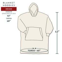 Sasquatch Bigfoot Oversized Blanket Hoodie