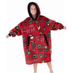  - Don't Wake The Bear Kid Wearable Blanket Hoodie