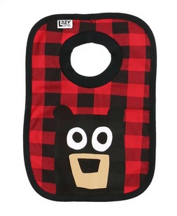 Lazy One - Related Products Bear Plaid Infant Bib