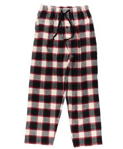 Lazy One - Black Plaid Men's Flannel PJ Pants