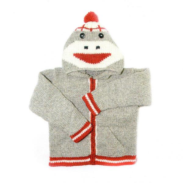 Minga - Sock Monkey Kid's Animal Sweater