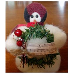 Original Wooly Snowman - Sing Noel - Wooly® Primitive Snowman