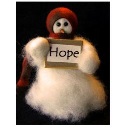 Original Wooly Snowman - Hope - Wooly®Primitive Snowman