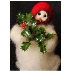 Original Wooly Snowman - Deck the Halls - Wooly® Primitive Snowman