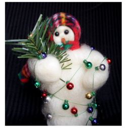 Original Wooly Snowman - All Tangled Up - Wooly® Primitive Snowman