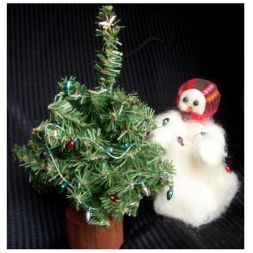Original Wooly Snowman - Light The Tree - Wooly® Primitive Snowman