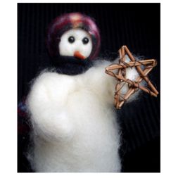 Original Wooly Snowman - Lone Star - Wooly® Primitive Snowman