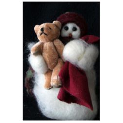 Original Wooly Snowman - Sleepy Time - Wooly® Primitive Snowman