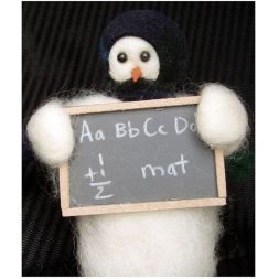 Original Wooly Snowman - For My Teacher - Wooly® Primitive Snowman