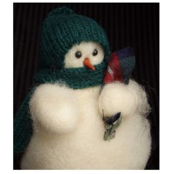 Original Wooly Snowman - Drink of Water Please - Wooly® Primitive Snowman