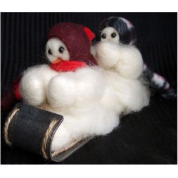 Original Wooly Snowman - The Big Hill - Wooly® Primitive Snowman