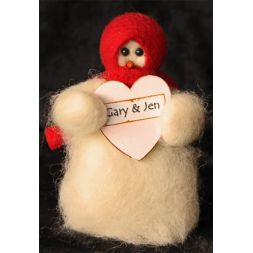 Original Wooly Snowman - Sweet Hearts - Wooly® Primitive Snowman