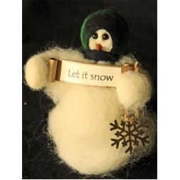 Original Wooly Snowman - Let it Snow - Wooly® Primitive Snowman